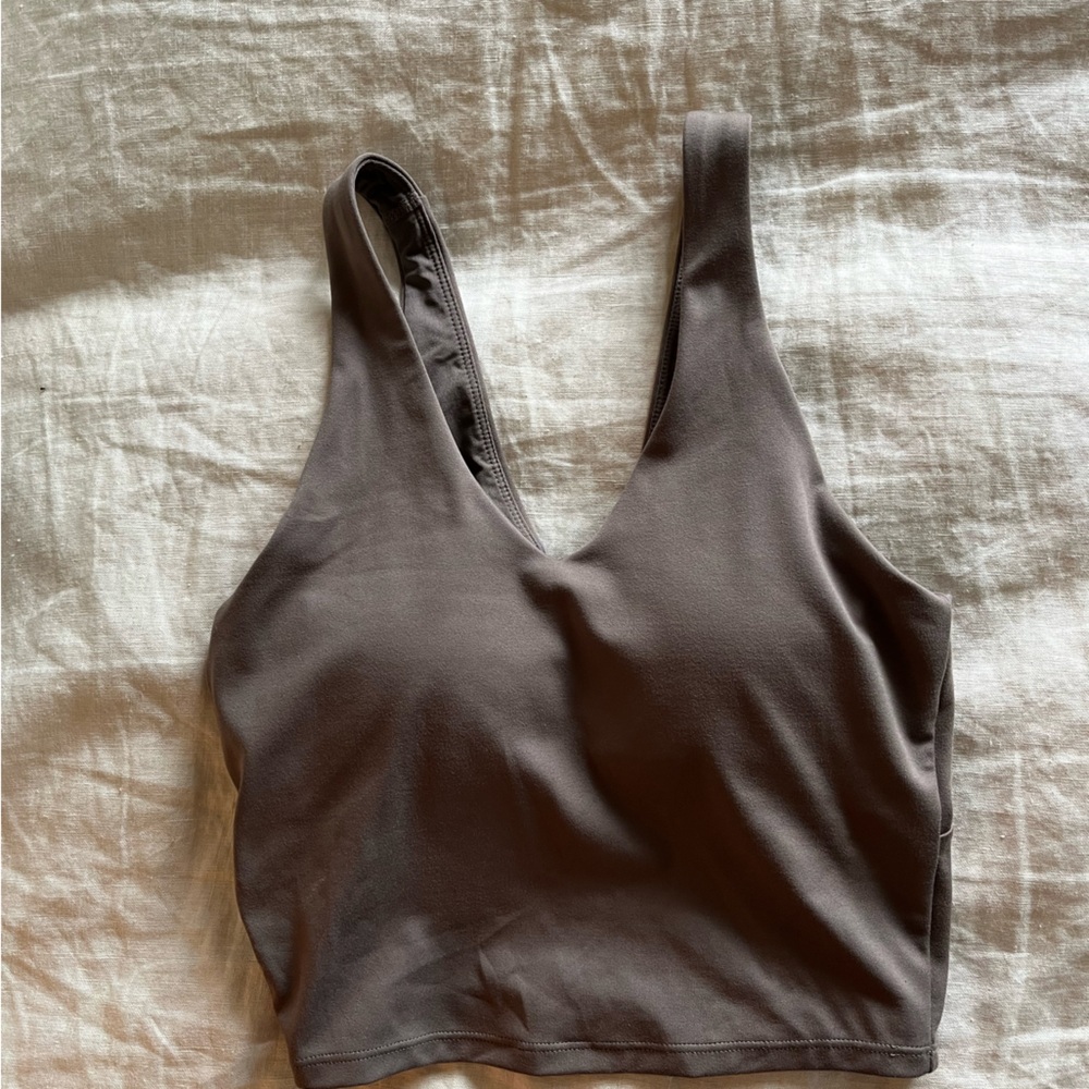 Athletic Crop Tank Brown Neutral A New Day